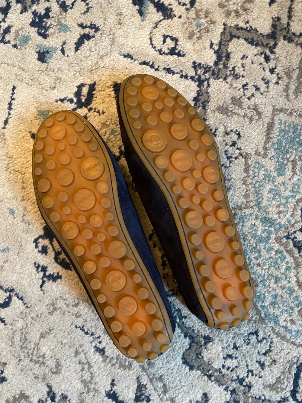 Women’s blue suede loafers - Picture 2 of 6